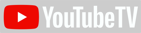 YouTube TV Sponsor White Wordmark